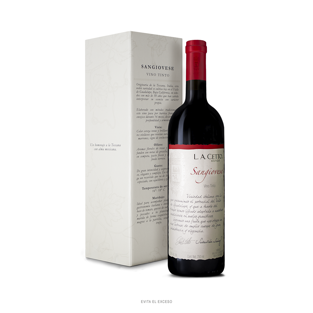 Paquete L.A. Cetto  Boutique Vino Blanco y Tinto